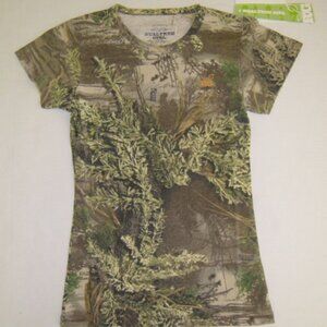 Realtree Ladies Juniors Max-1 Camo Short Sleeve Shirt